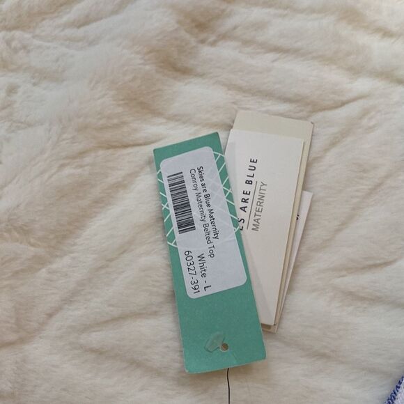 NWT Skies Are Blue Striped Maternity Top - Picture 6 of 15